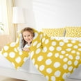 thumbnail image 5 of Feelyou Modern Yellow Polkadots Bedding Comforter Set, Chic Fashion Abstract Twin Comforter Sets, Teens Kids Adult Women Reversible Bedding Set, Super Cozy Room Decor, 2-Piece, 5 of 9