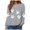 Grey_1, variant on Godom Halloween Sweatshirts for Women Pumpkin Graphic Crewneck Long Sleeve Pullover Tops Loose Fit Soft Knit Ribbed Casual Fall Winter Outfits