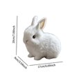 thumbnail image 2 of Electronic Bunny Plush Animated Interaction Gift Electronic Pet Toy For Gift White, 2 of 4