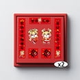 thumbnail image 3 of preciosos pareados de año de nuevo chino Fu ventana flor Chunlian de pared para interruptor de pared caja de almacenamiento de - Tigres Tigres Yotijar Pegatina Pareados Fu, 3 of 9