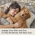 thumbnail image 6 of Long Bathroom Rugs Runner, 2x6 Hallway Runner Rug, Oriental Machine Washable Soft Non Slip Non Shedding Low Pile Printed Indoor Throw Carpet Runner for Entryway Bathroom Laundry, Gold, 6 of 8