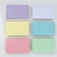 thumbnail image 5 of Colorful Indexcard Ruled Notecard 50 Sheets Lined 3x5Inch Study Card Note Card, 5 of 15