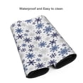 thumbnail image 4 of Hirioo blue Snowflake Prints for Mouse Pad ,Anti-Slip Base, Durable Stitched Edges, Perfect for Gaming, Office, and Home Use,16x35.5in, 4 of 9