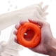 thumbnail image 4 of Anillos de silicona para fortalecer el agarre de la mano, ejercitador de resistencia para antebrazos, fuerza de agarre Naranja 50LB 60LB, 4 of 9