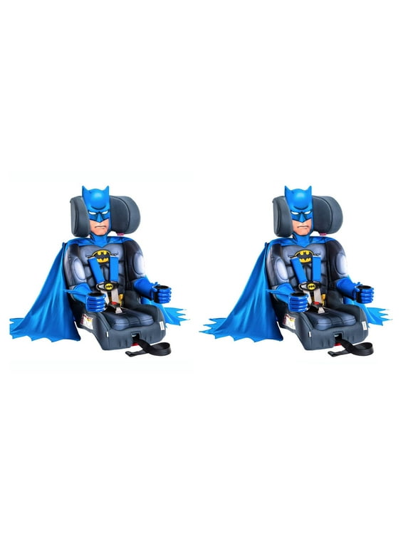 Kids Embrace DC Comics Batman Adjustable Booster Toddler Car Seat (2 Pack)