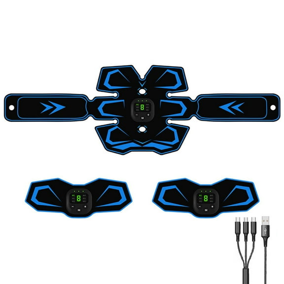 EMS Electric Smart Trainer Belt USB Rechargeable Electric Body Slimming Massager