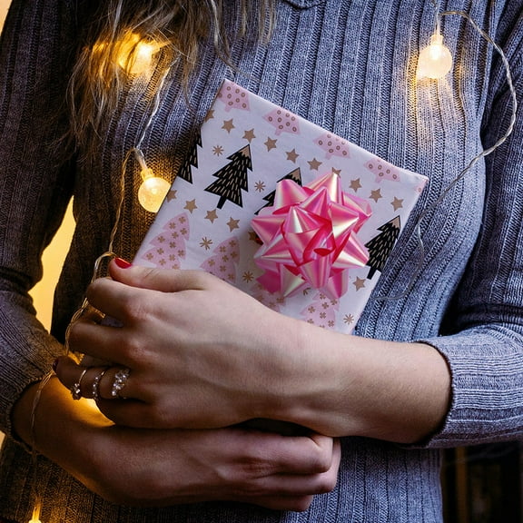 UPOUART Colorful Pull Bows 50Pcs for Christmas and Holiday Decorations in Assorted Colors