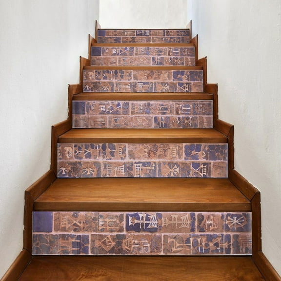 3D Self-Adhesive Brick Stair Stickers DIY Staircase Decals Decorative Removable Waterproof Wallpaper for Home Decoration