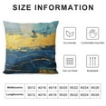 thumbnail image 5 of Creowell   Navy Blue Throw Pillow Covers, Gold Teal Abstract Marble Throw Pillows Cover, Turquoise Modern Seasonal Pillowcases Decor Gifts for Bed Couch Sofa Living Room White, 5 of 5