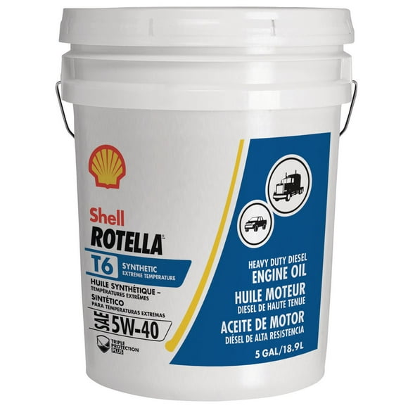 Rotella T6 5W40 Diesel Engine Oil 18.9L