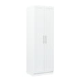 thumbnail image 3 of White 2-Door 3-Partition Wardrobe / Durable Frame and Easy - to - Clean Finish, 3 of 5