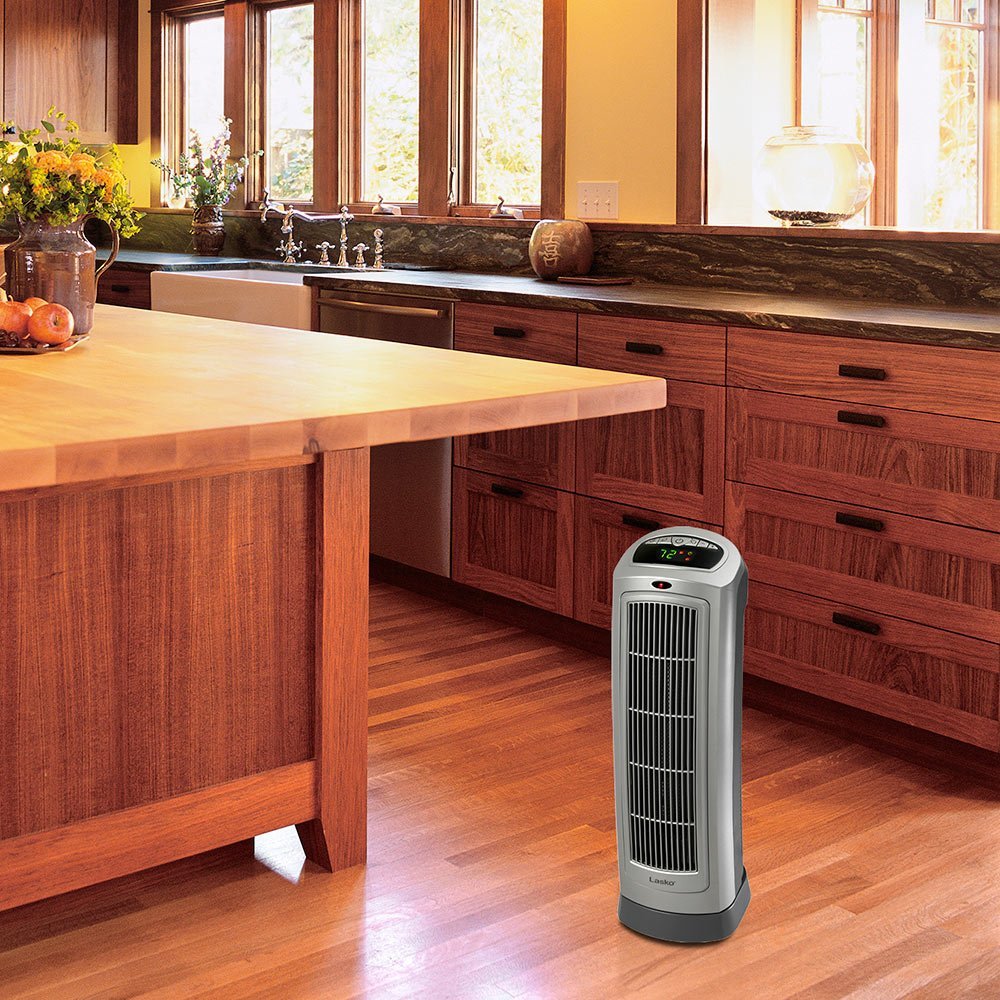 Lasko Portable Digital Ceramic Tower Heater with Remote Control