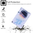 thumbnail image 3 of Allytech Case for Kindle Fire 7 inch 2022(12th Generation), Auto Sleep Wake Adjustable Stand Card Slots Wallet Cover with Stylus Pen Holder for Amazon Fire 7 2022, Sea Pineapple, 3 of 7