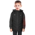 thumbnail image 5 of Busydd Heated Vest for Kids Electric USB Rechargeable Heated Vest Winter Warm Sleeveless Heated Jackets with 3 Heating Levels 2 Heating Zones Fashion Heart Print Zipper Heated Vest with Pockets, 5 of 9