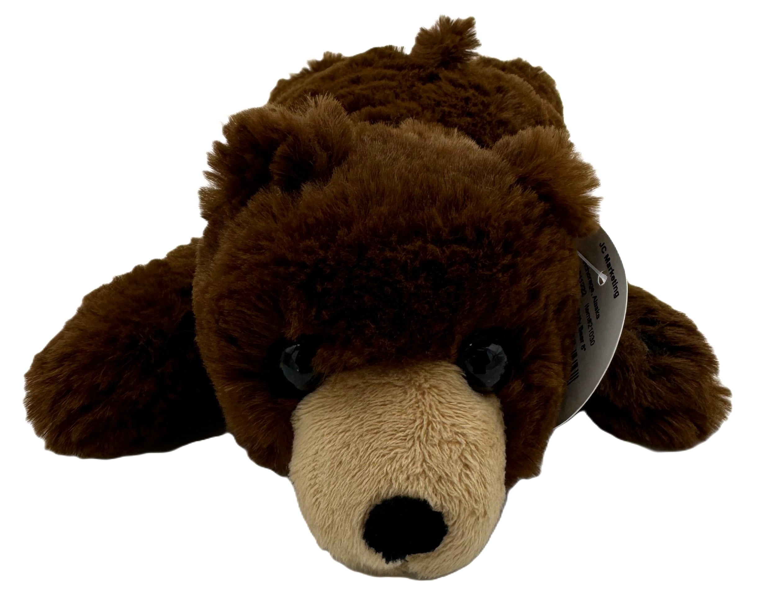 Alaskagift Grizzly Bear Plush 8 Inch Laying