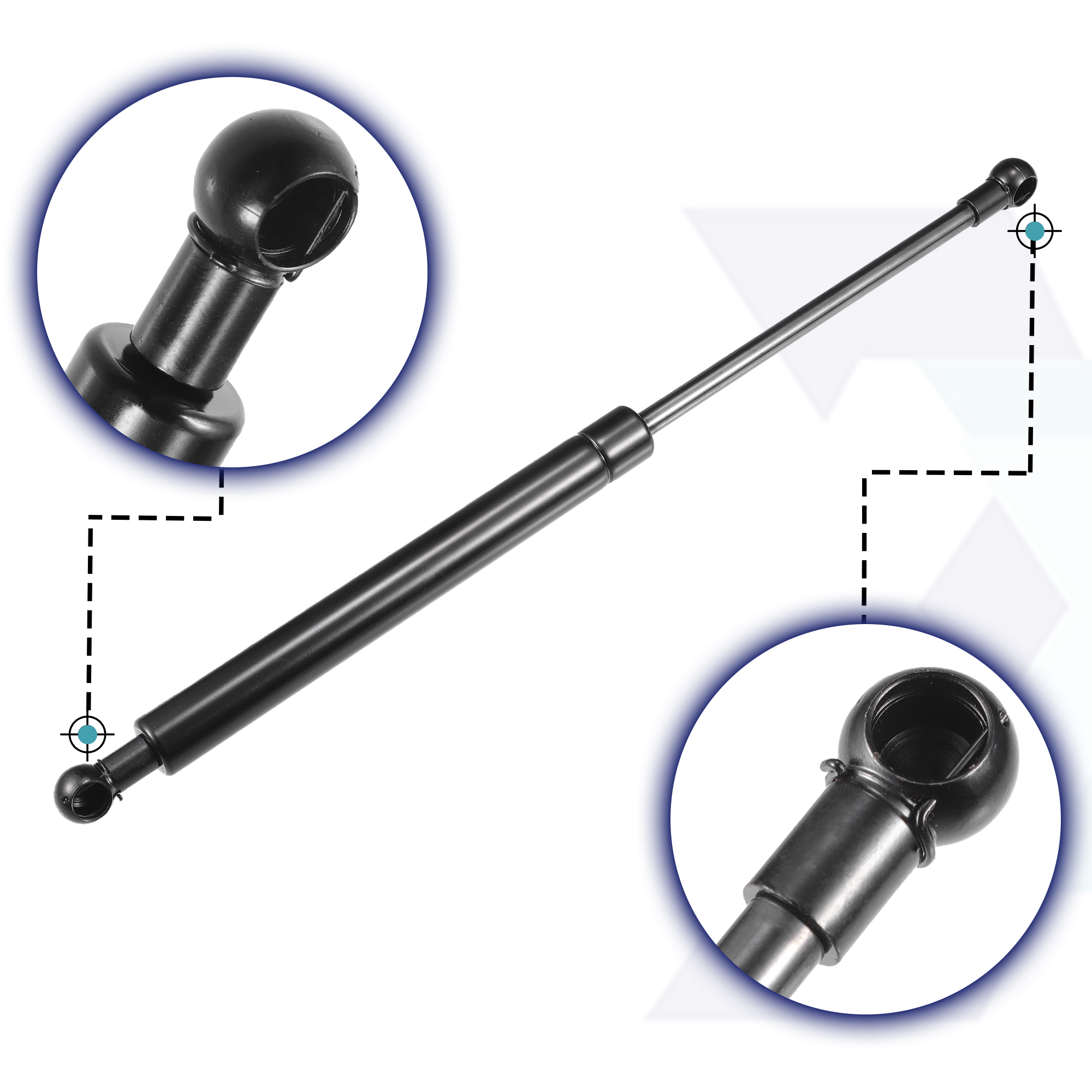 Unique Bargains 2Pcs Front Hood Lift Supports for Mazda MX-5 ND MX5 Miata 2015-2023