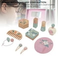 thumbnail image 4 of Wood Beauty Salon Play Set, Safe Wooden Makeup Toy Set  for Girls, 4 of 7