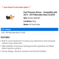 thumbnail image 2 of Fuel Pressure Sensor - Compatible with 2014 - 2019 Mercedes-Benz CLA250 2015 2016 2017 2018, 2 of 2
