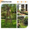 thumbnail image 6 of Zimtown 6ft Wooden Dutch Windmill Back Yard Decorations - Classic Old-Fashioned Windmill for Garden, Patio, 6 of 7