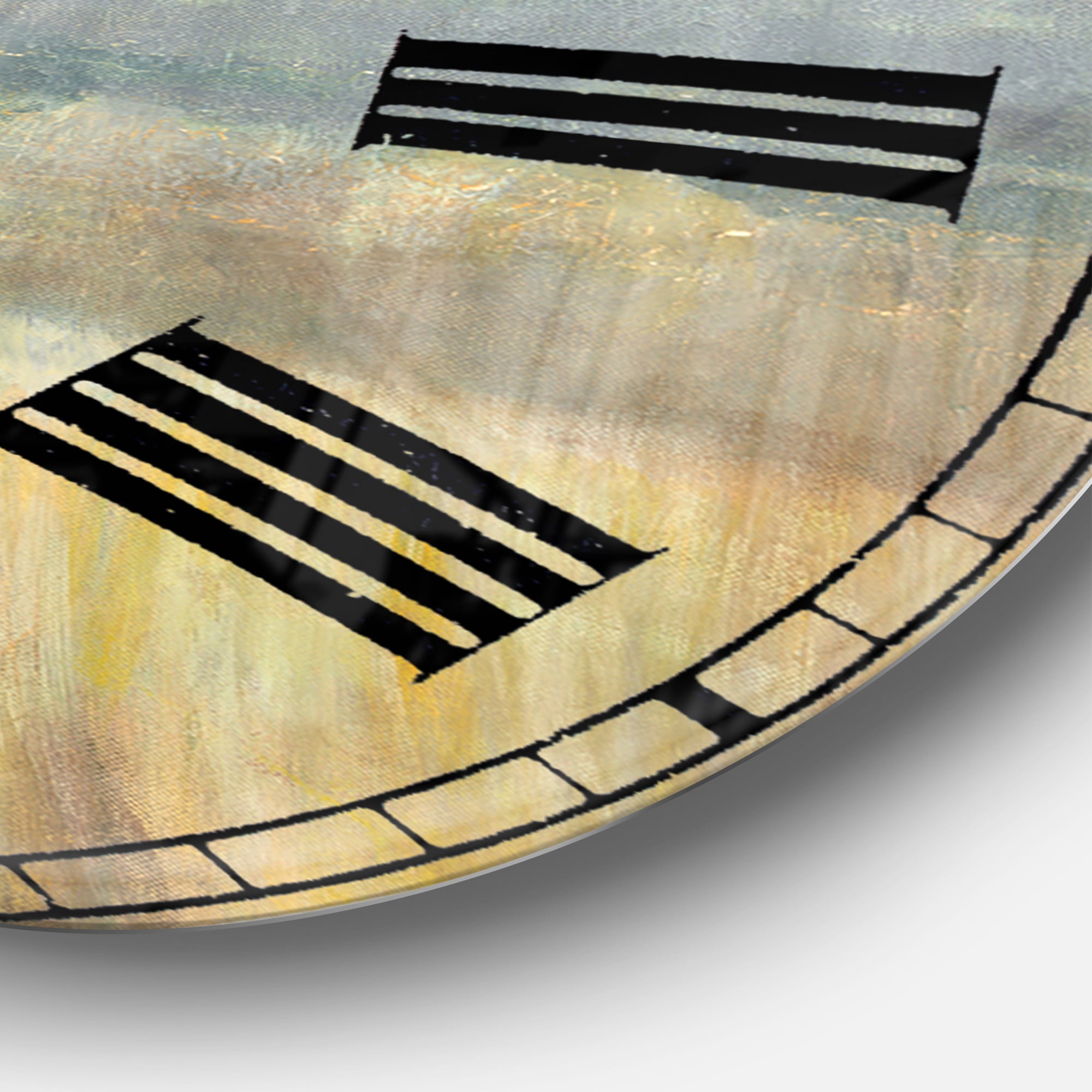 Designart 'Autumn Landscape' Farmhouse wall clock