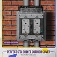 thumbnail image 3 of Caja para tomacorriente ENERLITES EN2575 resistente a la intemperie, gris, de 2 módulos, 3 of 7