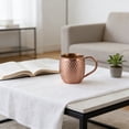 thumbnail image 6 of Hammered Copper Coffee Mug - 304 Stainless Steel Double Wall Vacuum Insulated, Leak-Proof Lid with Handle for Hot/Cold Drinks, Perfect for Home, Office, Travel & Camping, 6 of 6