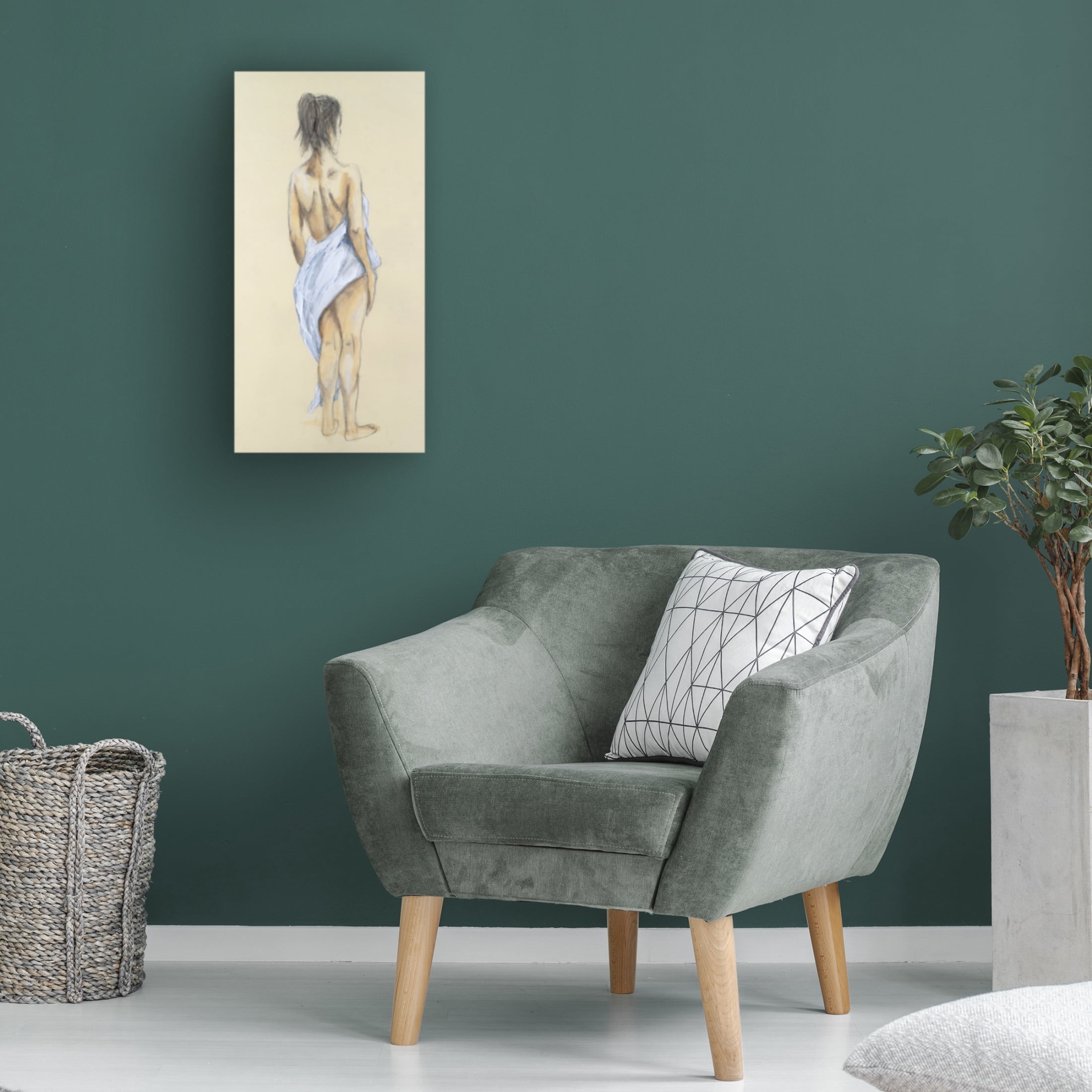 Trademark Fine Art Michael Willett  Draped Figures IV Canvas Wall Art