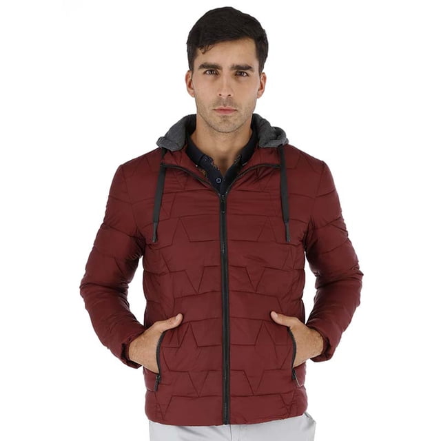 Chamarra con capucha desmontable Generra 928434 ROJO M