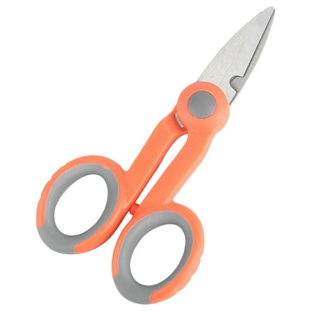 GUYUTING Durable Fiber Cable Cutter 3CR13 Stainless Steel, Non-Slip Handle, Single Helical Blade for Electricians