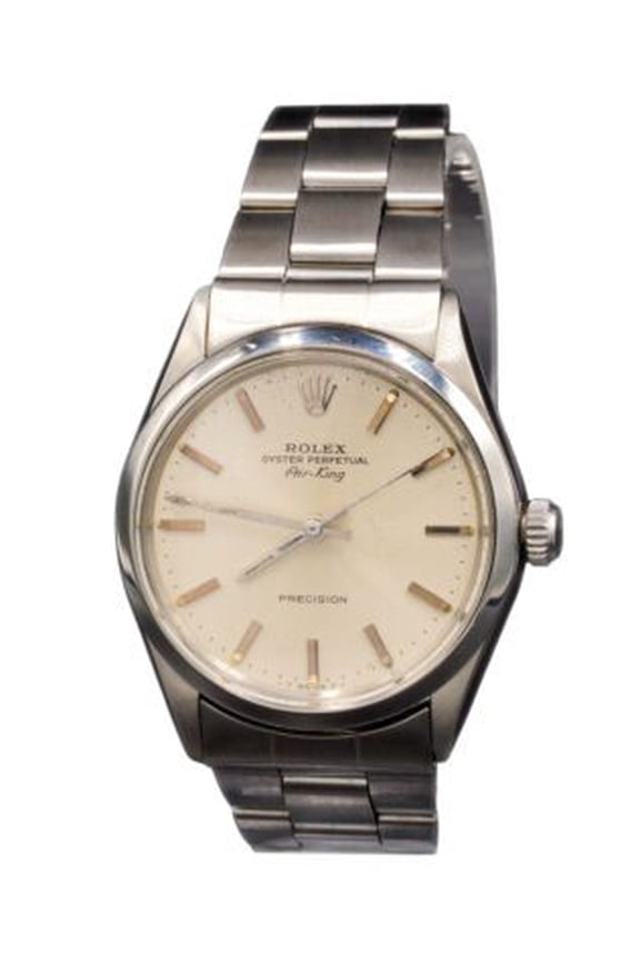Pre-Owned Mens Vintage Rolex Stainless Steel Air-King Watch Ref. 5500