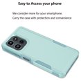 thumbnail image 4 of For Motorola Moto G 5G 2025 Case, 2 in 1 Hard PC Phone Case for Moto G 5G 2025 6.7", Takfox Rubber & Rugged Sturdy Shockproof Full Body Protection Case Cover,Mintgreen, 4 of 12