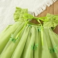 thumbnail image 4 of Bearichfupo Toddler Girls Fly Sleeve Butterfly Tulle Ruffles Dress Dance Party Princess Dresses Clothes, Sizes 2-3 Years, 4 of 6