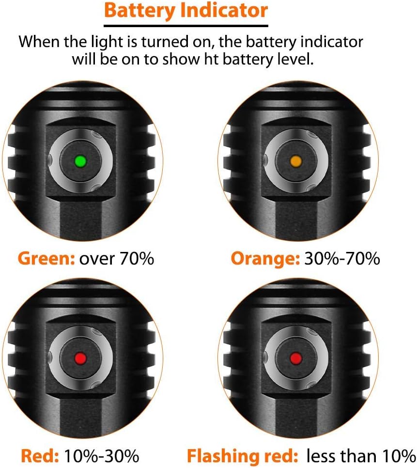 ORCATORCH D530 Scuba Dive Light, 395NM LED UV Light, Titanium Alloy Side Button Switch, 2 Lighting Modes with Battery Indicator for Underwater 150M Diving