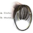thumbnail image 2 of ORUYROP AISI QUEENS Frange à Clipser Extensions de Cheveux Humains 100 % Brun Rougeâtre Frange à Clipser avec Filet Naturel Frange Plate Nette avec Tempes pour Femmes une Pièce (Noir Naturel), 2 of 7