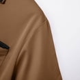 thumbnail image 6 of Mens Shirts Baeitkot Men Leisure Solid Color Versatile Pocket Button Lapel T-shirt, 6 of 9