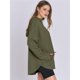 thumbnail image 4 of Sudadera con Capucha Oversize para Mujer, con Cremallera de un Cuarto, Estilo Túnica, Ideal para Otoño e Invierno Ropa y Elegante Verde M, 4 of 10