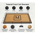 thumbnail image 3 of A1 Home Collections Hand-Crafted Rubber Coir Doormat Double/Single Door Mat for Outdoor 24x48 inch, 3 of 7