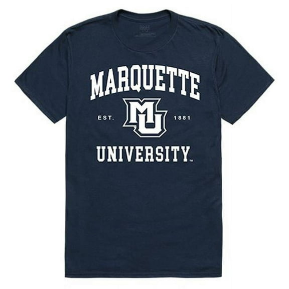 Marquette University Seal Tee Shirt for Men - Navy - Large