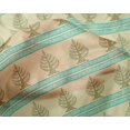 thumbnail image 4 of oneOone Silk Tabby Fabric Chevron & Tree Block Printed Craft Fabric BTY 42 Inch Wide, 4 of 4