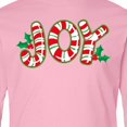 thumbnail image 4 of Inktastic Candy Cane Joy Long Sleeve Youth T-Shirt, 4 of 5