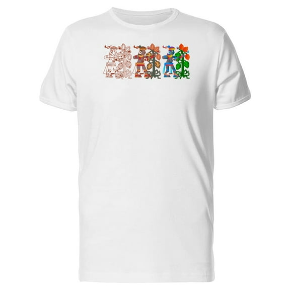 Aztec Cacao Plant T-Shirt Men -Image by Shutterstock, Male Small