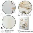 thumbnail image 3 of Designart "Serene Botanical Minimalism In Beige III" Plants Canvas Wall Art, 3 of 7