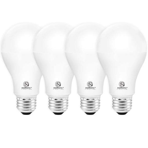 ENERGETIC A21 LED Light Bulb, 150W Equivalent 20w, Dimmable, Super Bright 2600lm, 5000K Daylight,E26 Medium Base,UL Listed,4-Pack