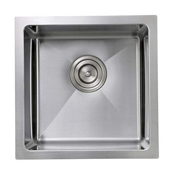 Pro Series 15 x 15 Square Undermount Small Radius Stainless Steel Bar