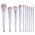 thumbnail image 1 of 10pcs Makeup Brushes Set Silver Loose Powder Brushes Soft Skin Friendly Makeup Brushes Makeup Tools, 1 of 11