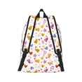 thumbnail image 3 of Balery Cartoon Birds & Flowers Vintage Canvas Backpack for Men and Women - Large Capacity, Durable Travel Laptop Bag for School, Work, Hiking, and Outdoor Activities, 3 of 7
