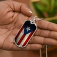 thumbnail image 5 of Puerto Rican dog tag - Graphic Military Dog Tag Necklace (Optional Personalized Engraving), 5 of 5