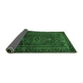 thumbnail image 2 of Ahgly Company Indoor Round Persian Emerald Green Traditional Area Rugs, 5' Round, 2 of 4