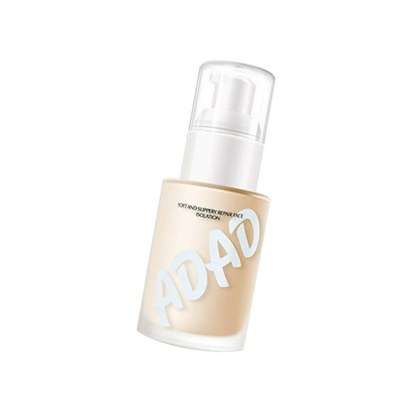 de imprimación de maquillaje facial de 30ml, luz brillante, invisibles impecables, piel uniforme, base ligera y delgada para mujeres y Tono de piel Macarena Base de maquillaje Corrector