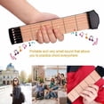 thumbnail image 3 of Pocket Guitar 6 Fret Portable Guitar Chord Practice Tool for Beginners Lot C5, 3 of 8